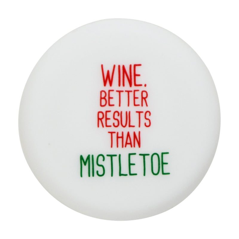 Holiday Single Silicone Wine Cap