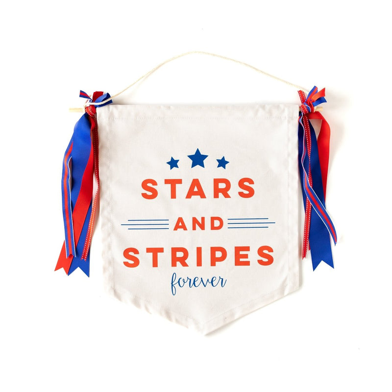Stars & Stripes Canvas Banner