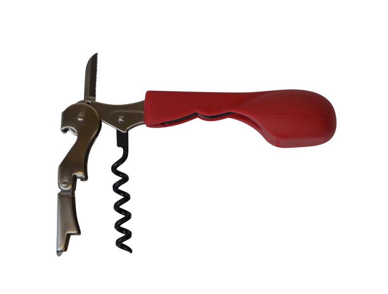 Red Silicone Handled Corkscrew