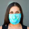 Blue Watercolor "You Are" 3D Face Mask with Toggle Lock