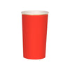 Red Highball Cups
