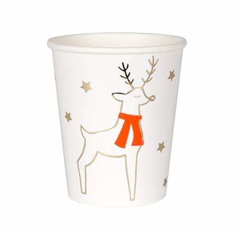 Reindeer & Stars Cups