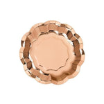 Small Rose Gold Party Porcelain Plates