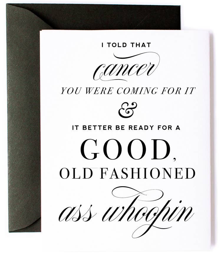 Beat Cancer, Encouragement Card