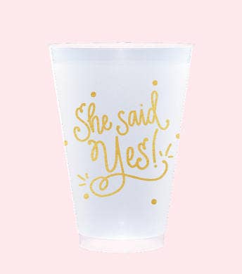 Frosted Cups | She Said Yes!