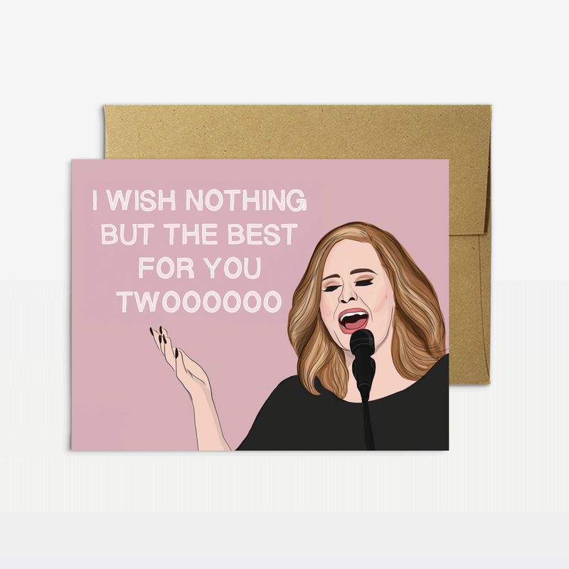 Adele Wedding Card