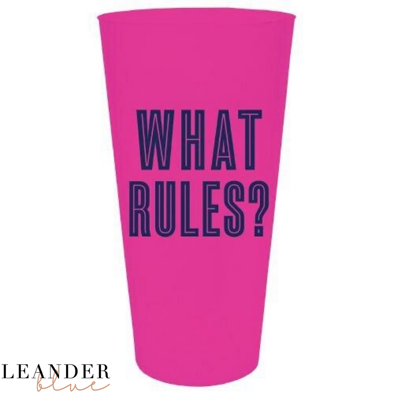 What Rules? Jumbo Party Cups