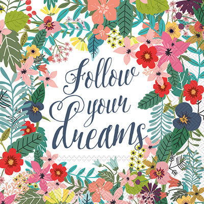 Follow Your Dreams Lunch Napkin