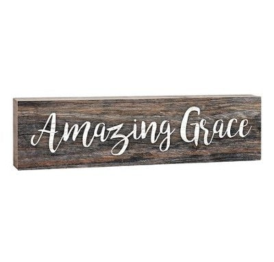 Amazing Grace - Small Wood Sign