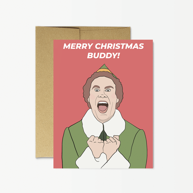 Buddy Elf Christmas Card