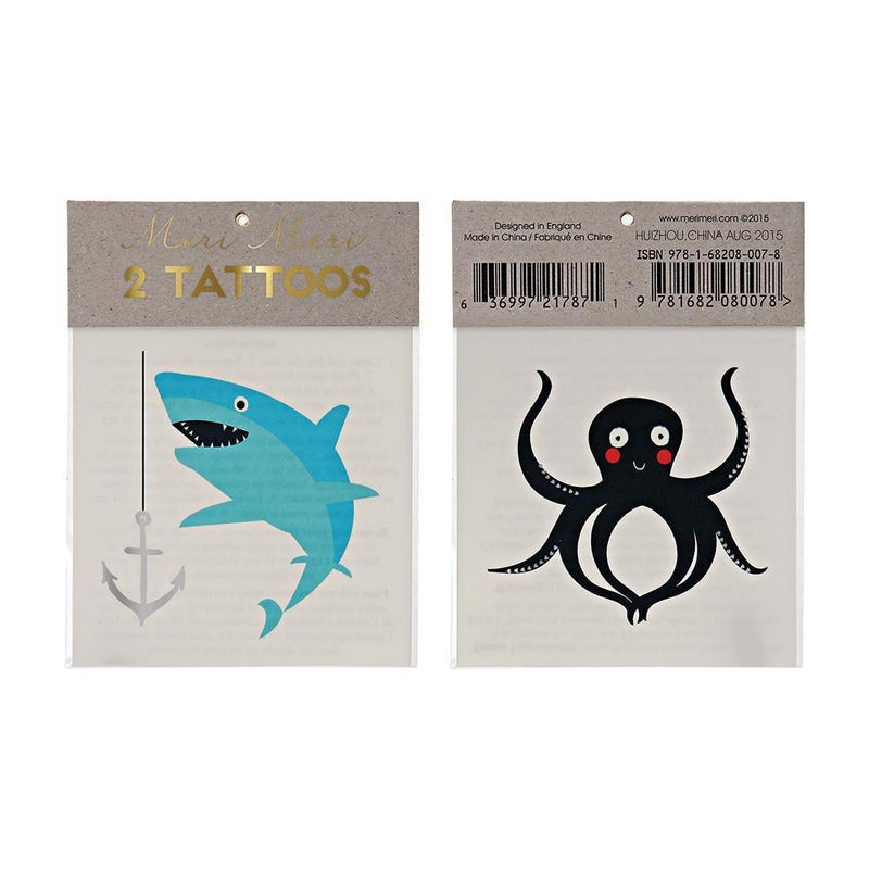 Sea Creatures Small Tattoos