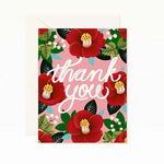 Tsubaki Camellia Thank You Card