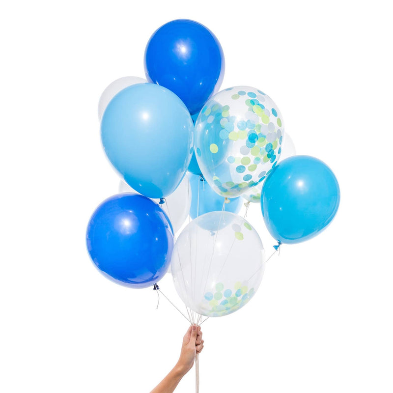 Blue Party Balloons Assortment