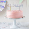 Congrats Holographic Cake Topper