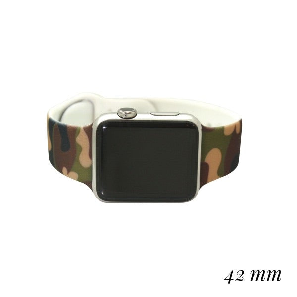 Camouflage Silicone Watch Band