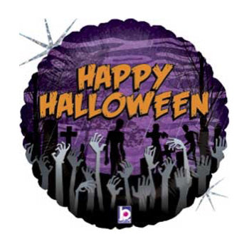 Zombie Halloween Foil Balloon