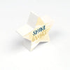 Shine Bright - Star Shaped Wood Sign