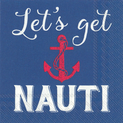 Let’s Get Nauti Cocktail Napkin