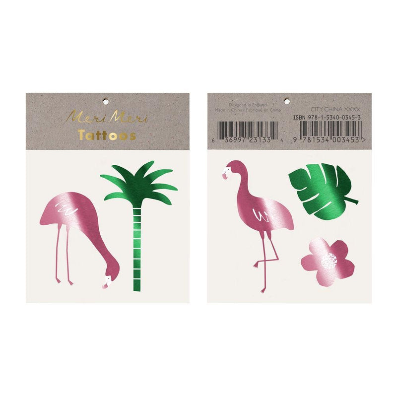 Tropical Flamingo Small Tattoos