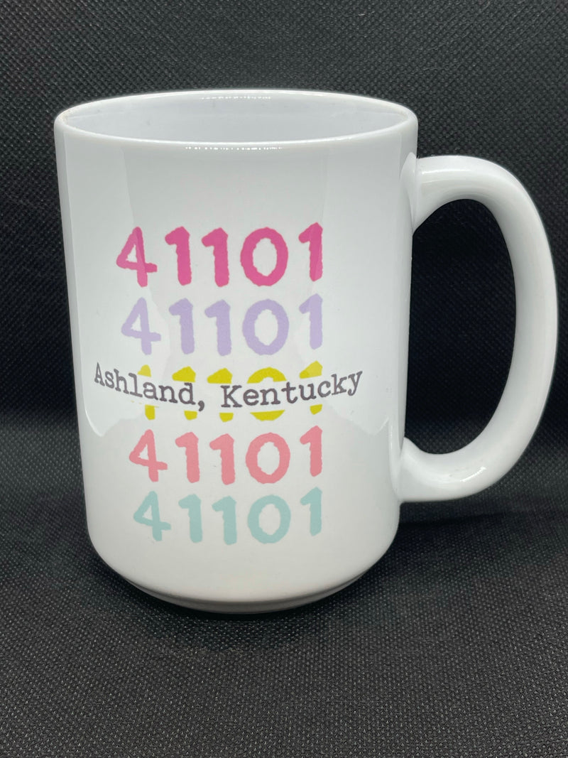 41101 Local Zip Code Colorful Ceramic Mug