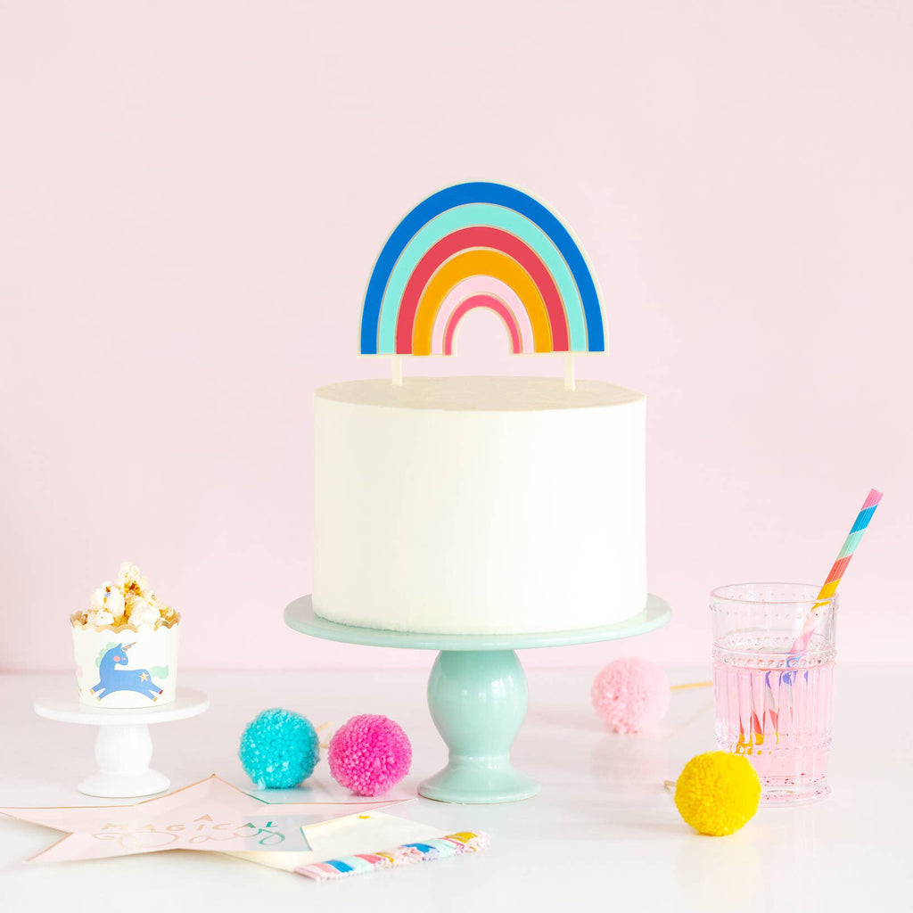 Magical Rainbow Cake Topper