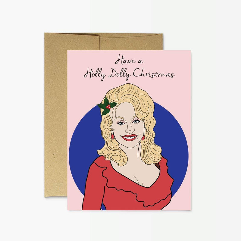 Have a Holly Dolly Christmas Card